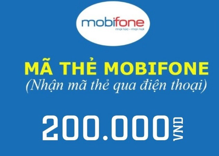 Thẻ Cào Mobi 200K Miễn Phí 