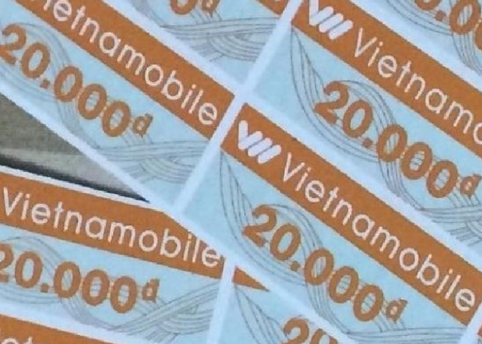 Thẻ Cào Vietnamobile Miễn Phí 20K 50K 100K 200K