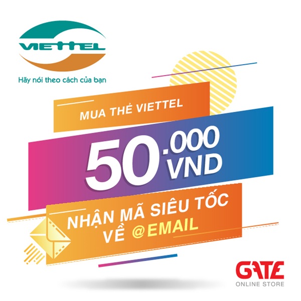 Thẻ Gate Miễn Phí Có Số Seri 50K 100K 200K 500K | Card Free