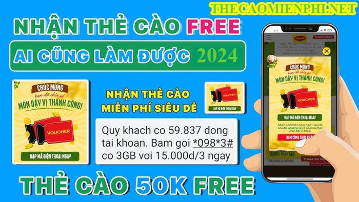 Thẻ cào miễn phí hiện nay trên thị trường gồm có hai loại là thẻ cào giấy và thẻ cào trực tuyến.