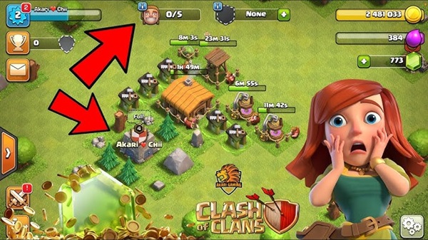 Tặng 300+ Acc Clash of Clans miễn phí đầy đủ thông tin