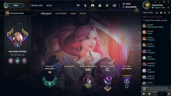 Tặng 650+ Acc Liên Minh miễn phí, Acc LMHT Free full tướng full skin 2025