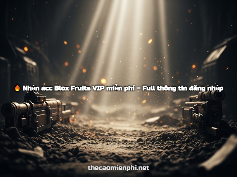 Tặng 500+ Acc Blox Fruits miễn phí